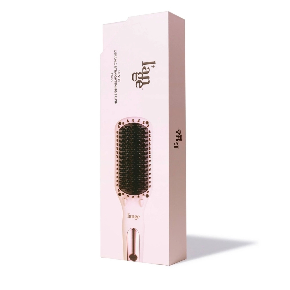 Lange Ceramic Paddle Brush - Light Pink and Black